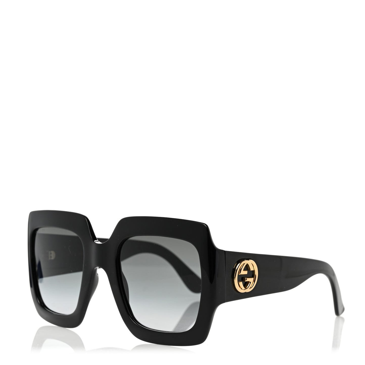 Acetate Square Frame Sunglasses GG0053S Black