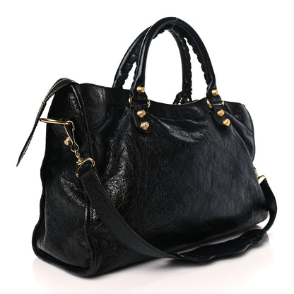 Balenciaga Agneau Giant 12 Gold Hardware City Black 3 of 9