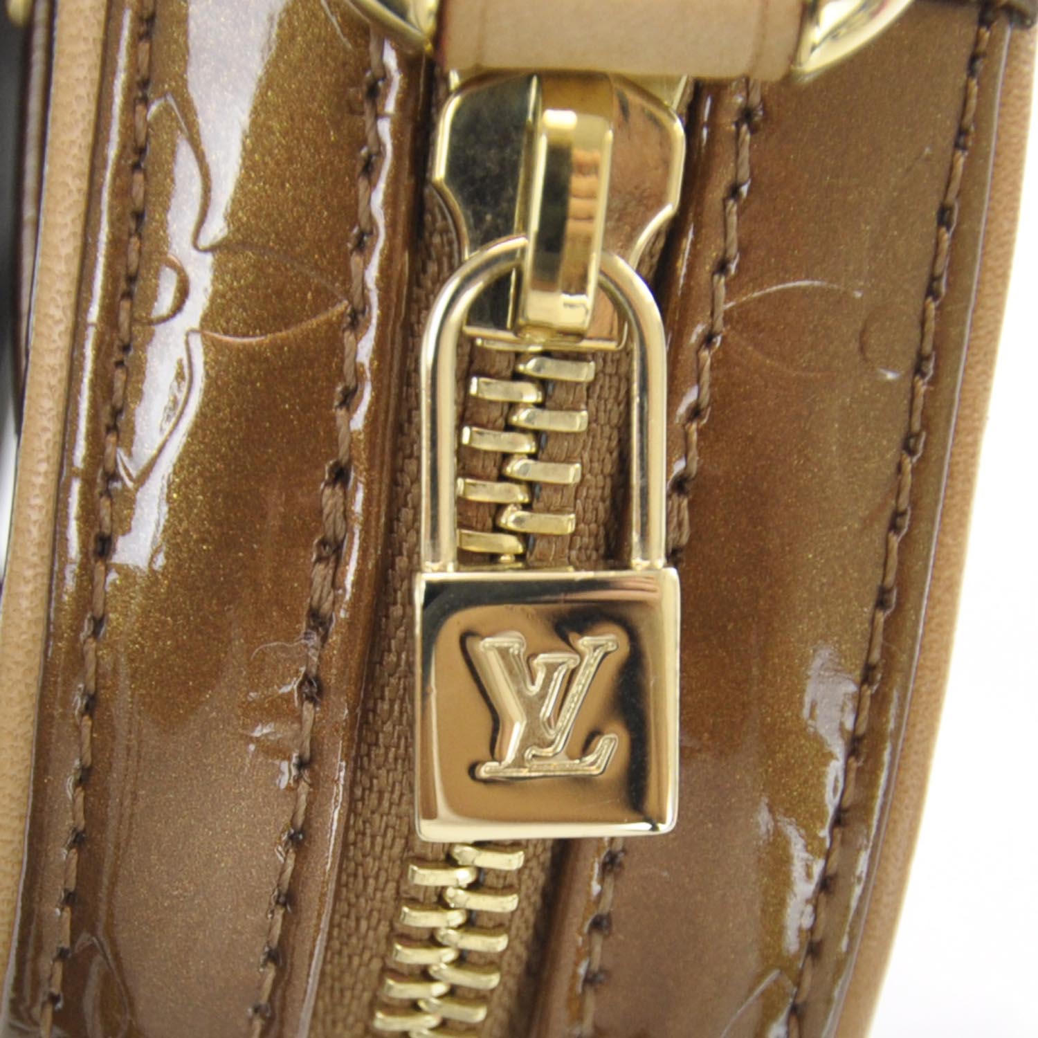 Louis Vuitton Vernis Christie MM Bronze 9 of 9