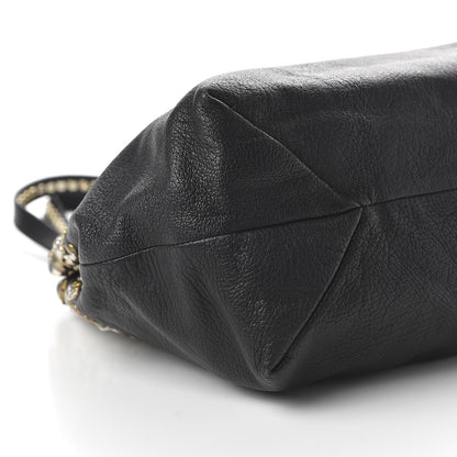 Jimmy Choo Grainy Calfskin Star Studded Tote Black 6 of 9