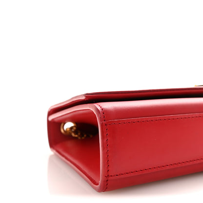Saint Laurent Smooth Calfskin Medium Classic Monogram Kate Tassel Satchel Lipstick Red 8 of 9