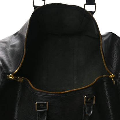 Louis Vuitton Epi Keepall 50 Black 5 of 8