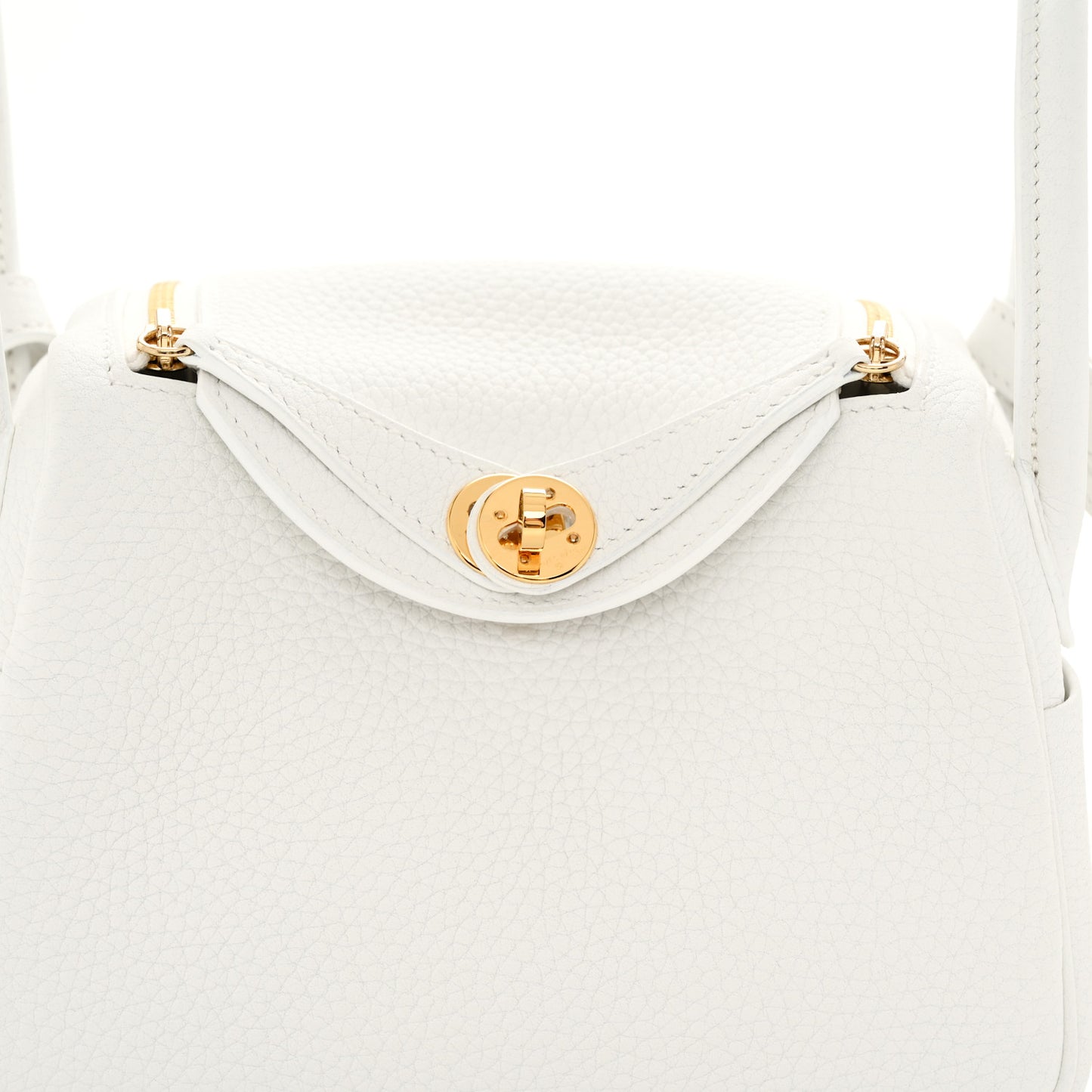 Taurillon Clemence Mini Lindy 20 New White