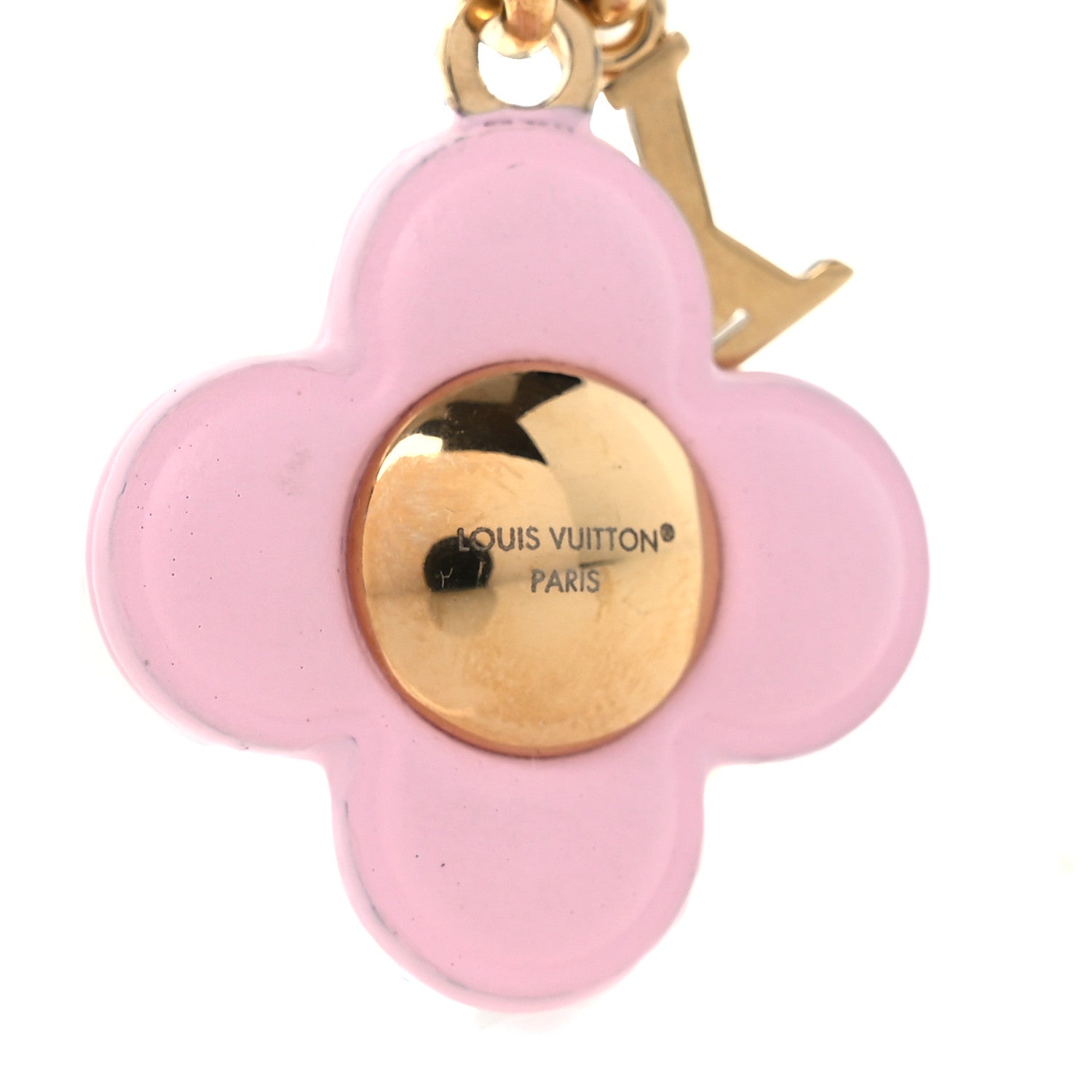 Louis Vuitton Micro Vivienne Bag Charm Key Holder Rose 3 of 4