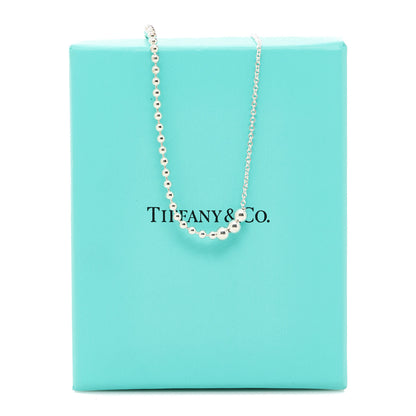 Tiffany Sterling Silver Long Bead Necklace 6 of 6