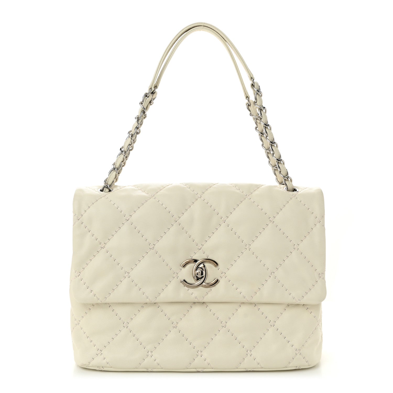 Chanel Calfskin Love Me Tender Flap White 1 of 10