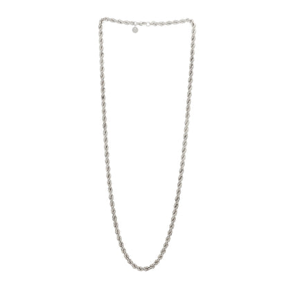 Tiffany Sterling Silver Rope Chain Necklace 3 of 5