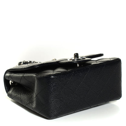 Chanel Caviar Quilted Mini Square Flap Black 4 of 8