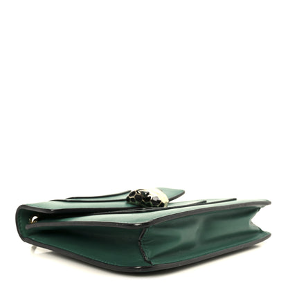 Bulgari Calfskin Small Serpenti Forever Snake Strap Crossbody Bag Emerald Green 5 of 11