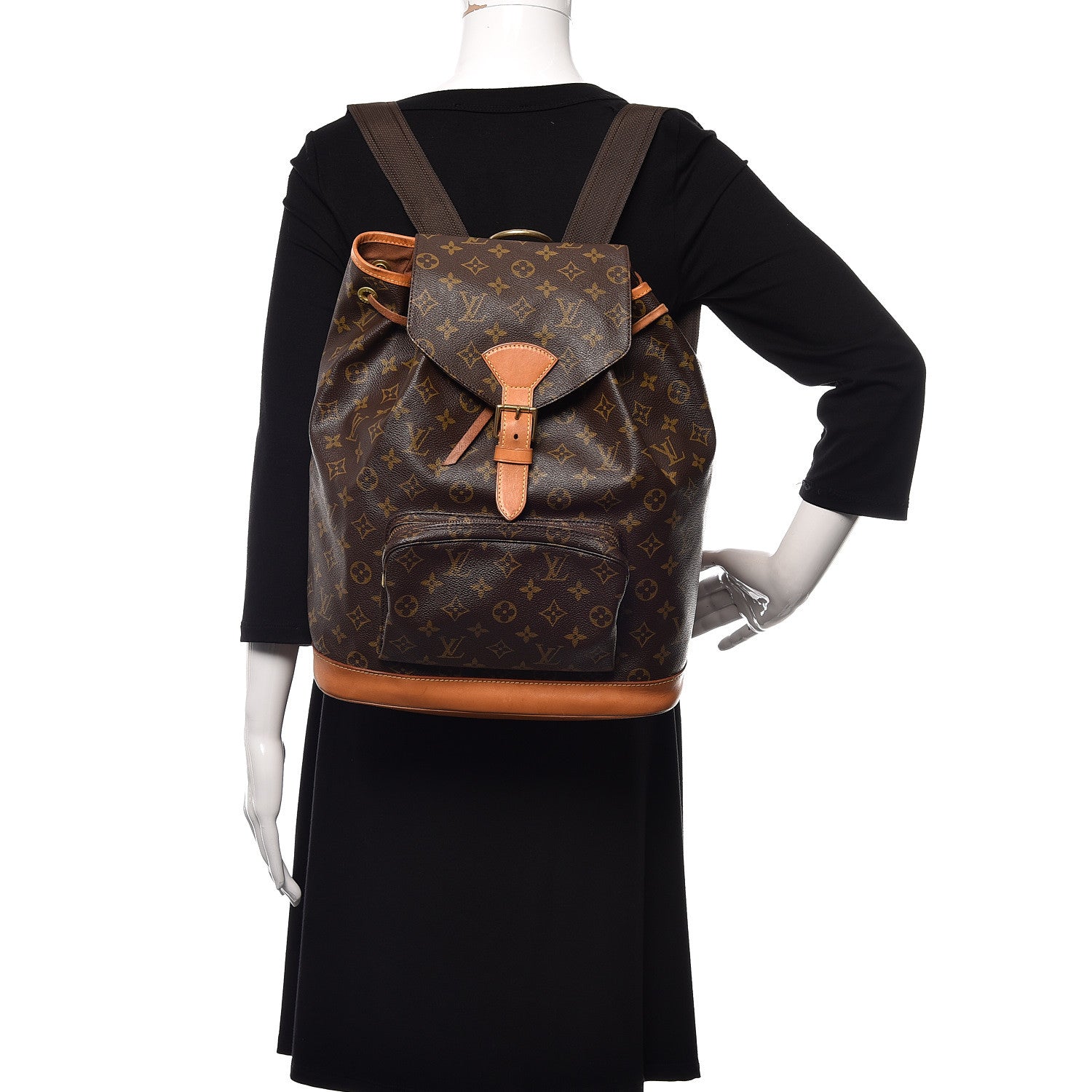 Louis Vuitton Monogram Montsouris GM Backpack 2 of 12