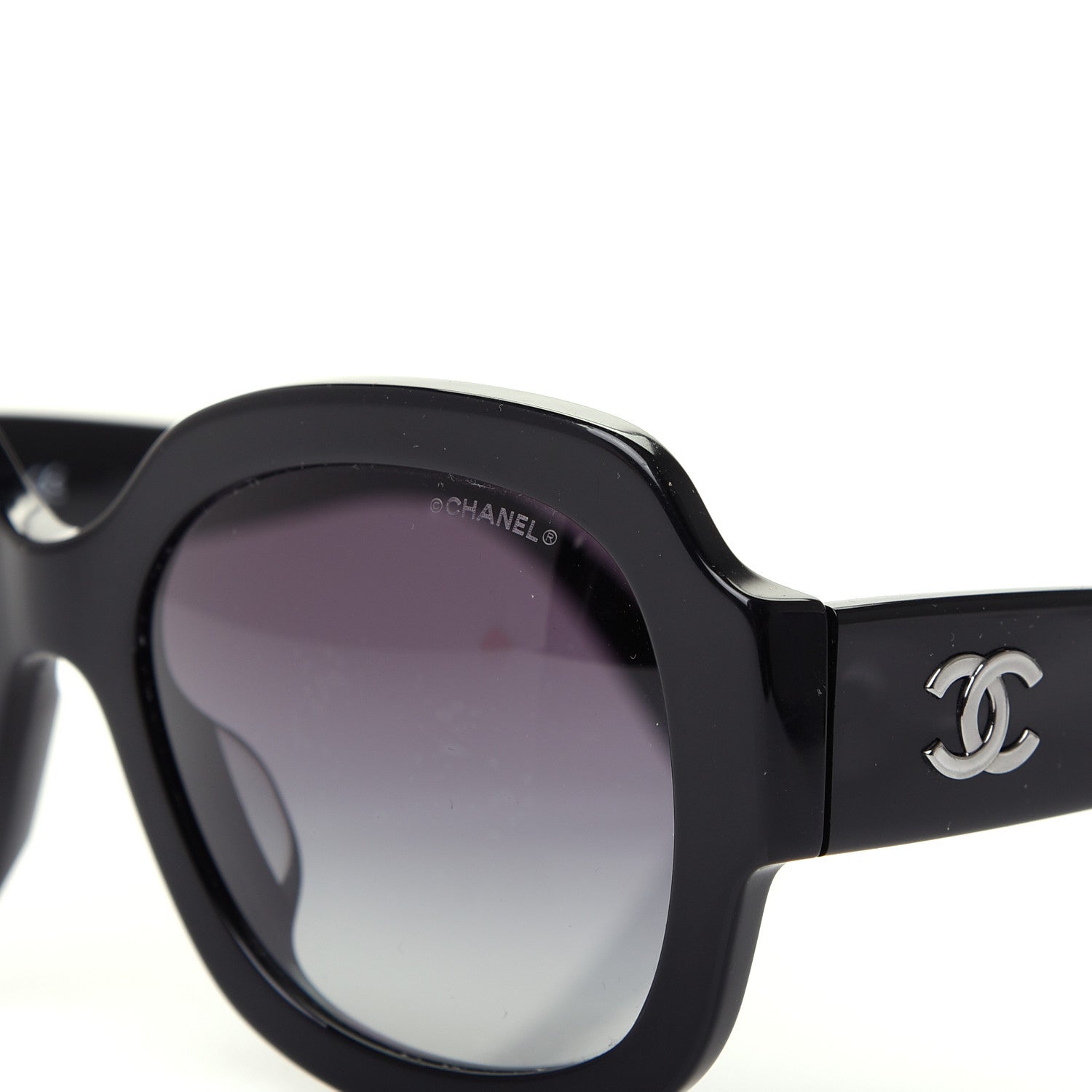 Chanel Acetate CC Sunglasses 5373 Black 7 of 8