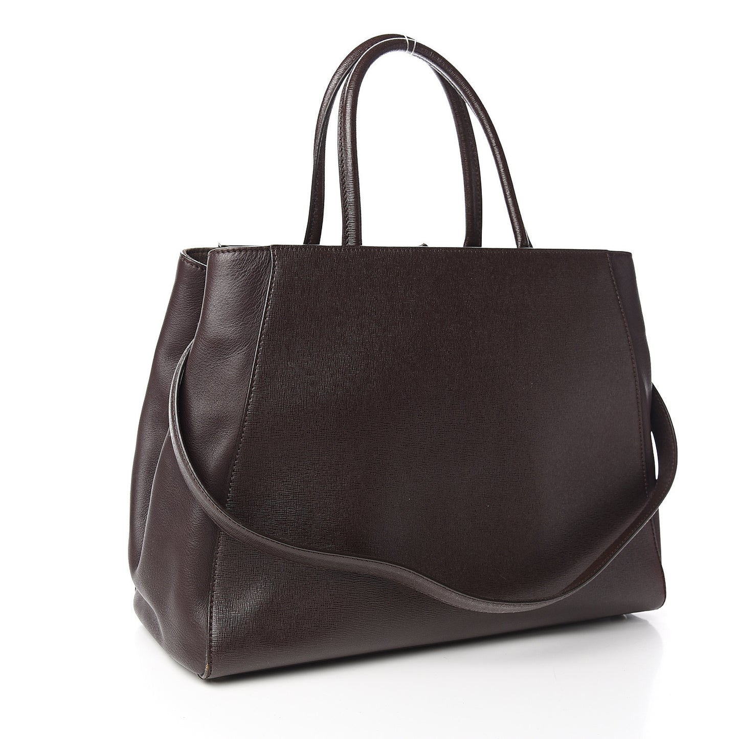 Vitello Elite Regular 2Jours Tote Caffe Noir