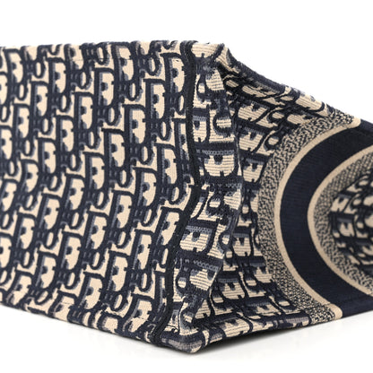 Christian Dior Oblique Medium Book Tote Blue Multicolor 10 of 12