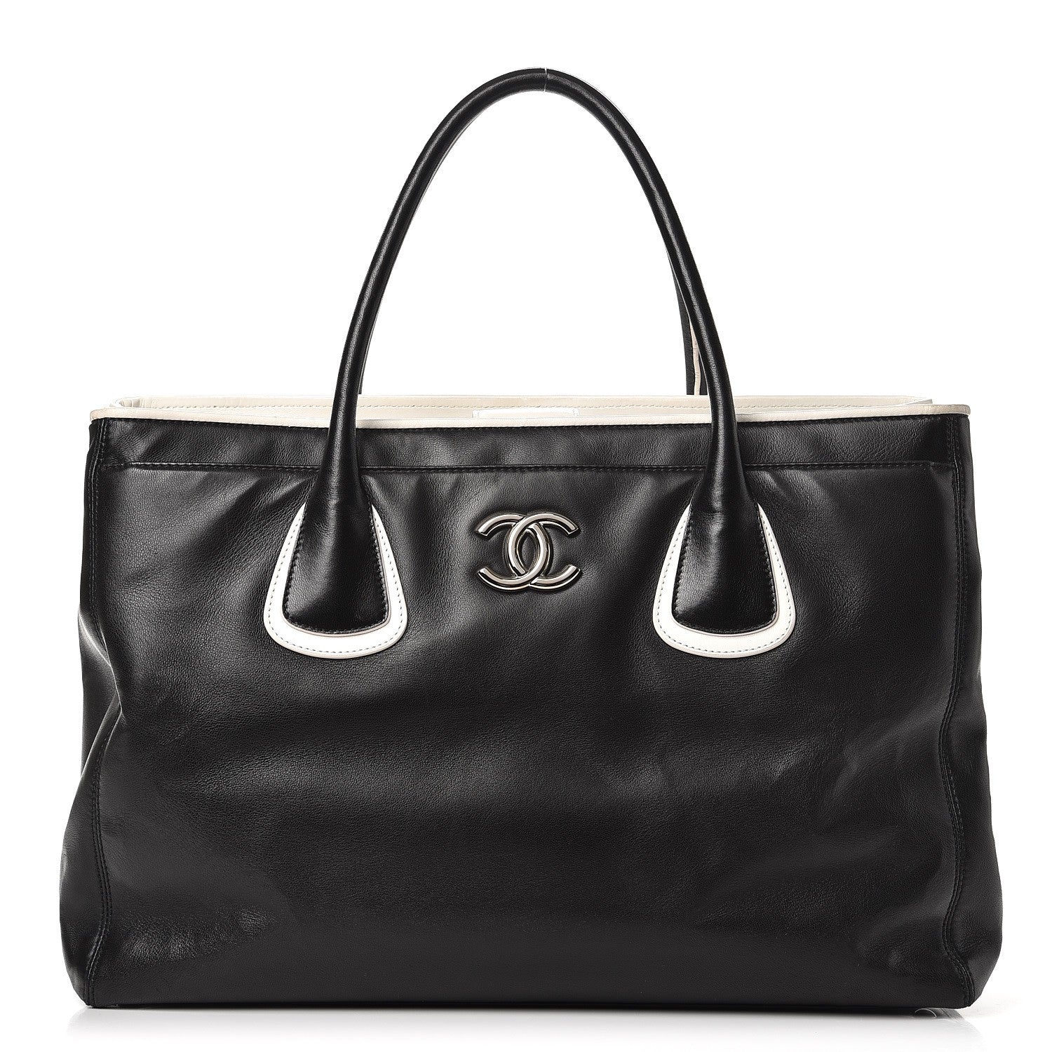 Chanel Lambskin Executive Cerf Shopper Tote Black 1 of 13