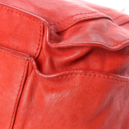 Proenza Schouler Lambskin PS1 Extra Large Satchel Lipstick Red 18 of 19