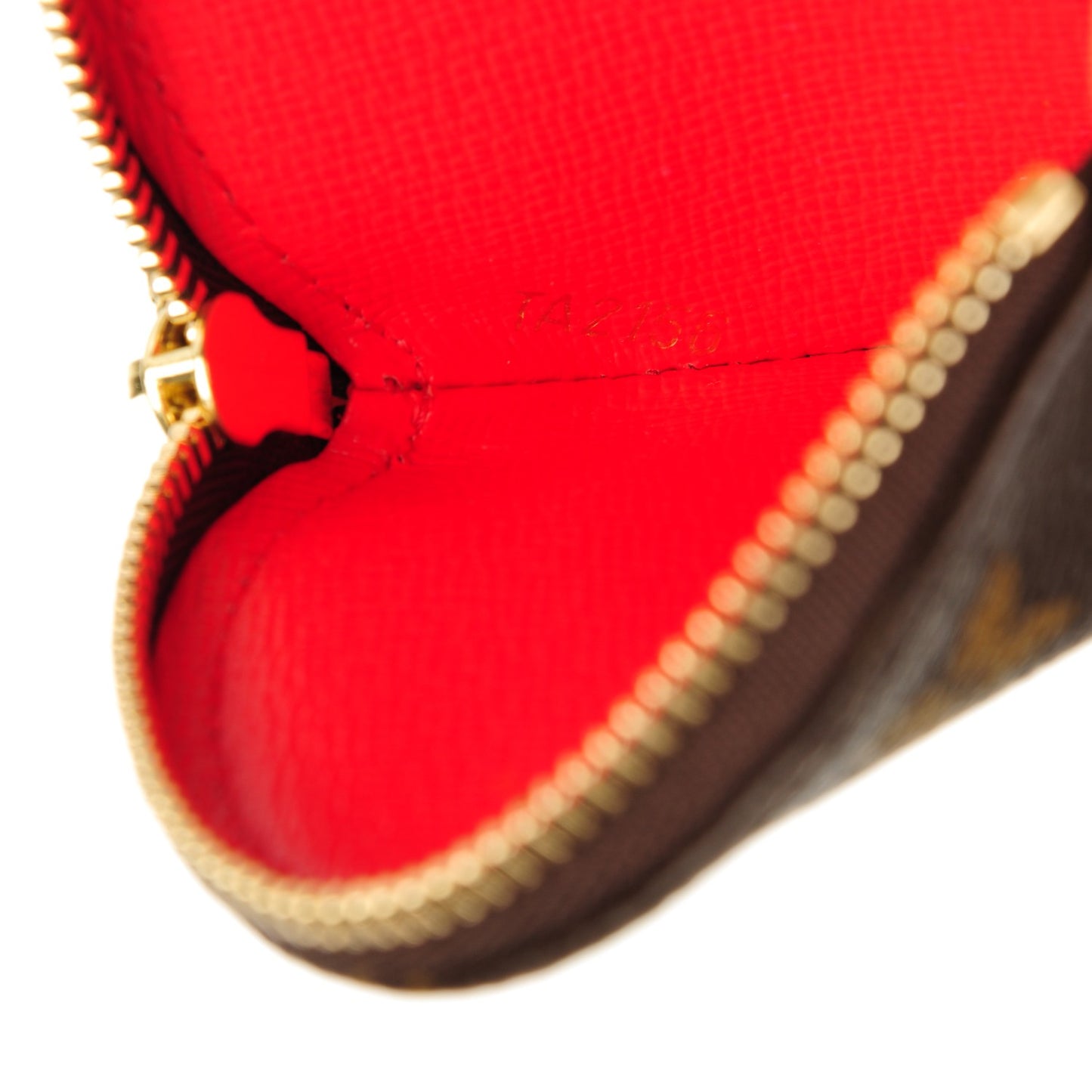 Monogram 2016 Christmas Animation Round Coin Purse Rouge