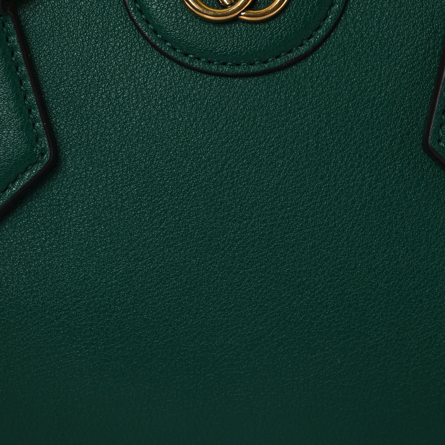 Wonka Grain Calfskin Mini Diana Tote Bag Green Yellow Fluo