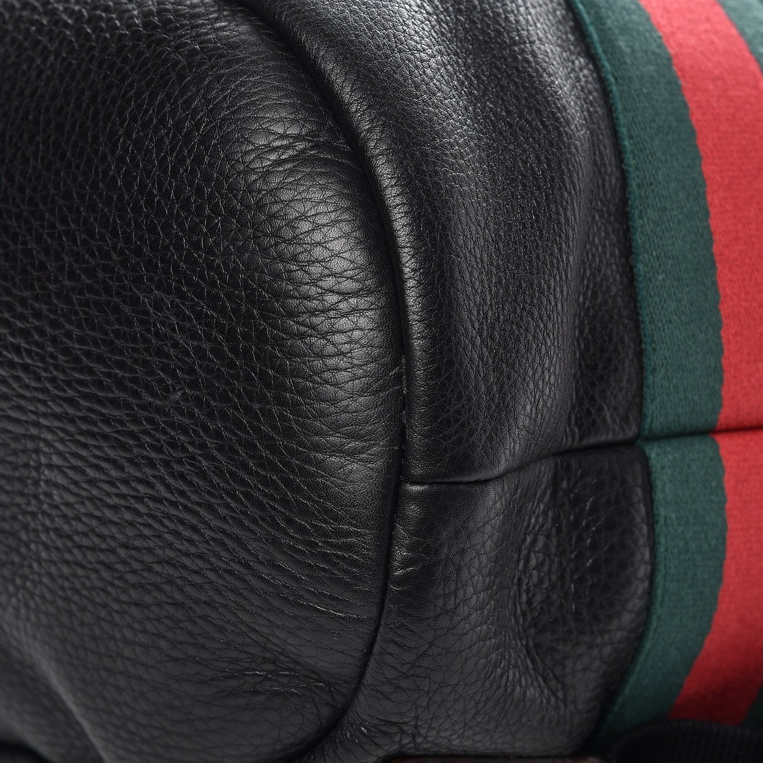 Gucci Calfskin Signature Web Backpack Black 11 of 12