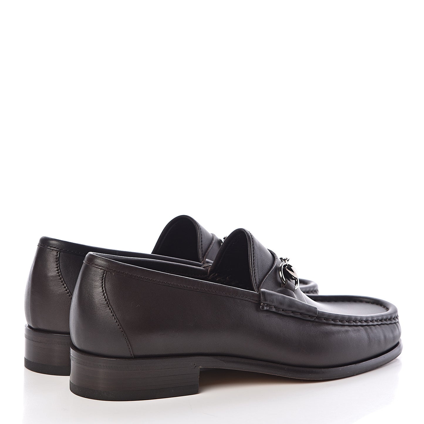 Calfskin Mens 1953 Horsebit Loafers 8.5 Marrone