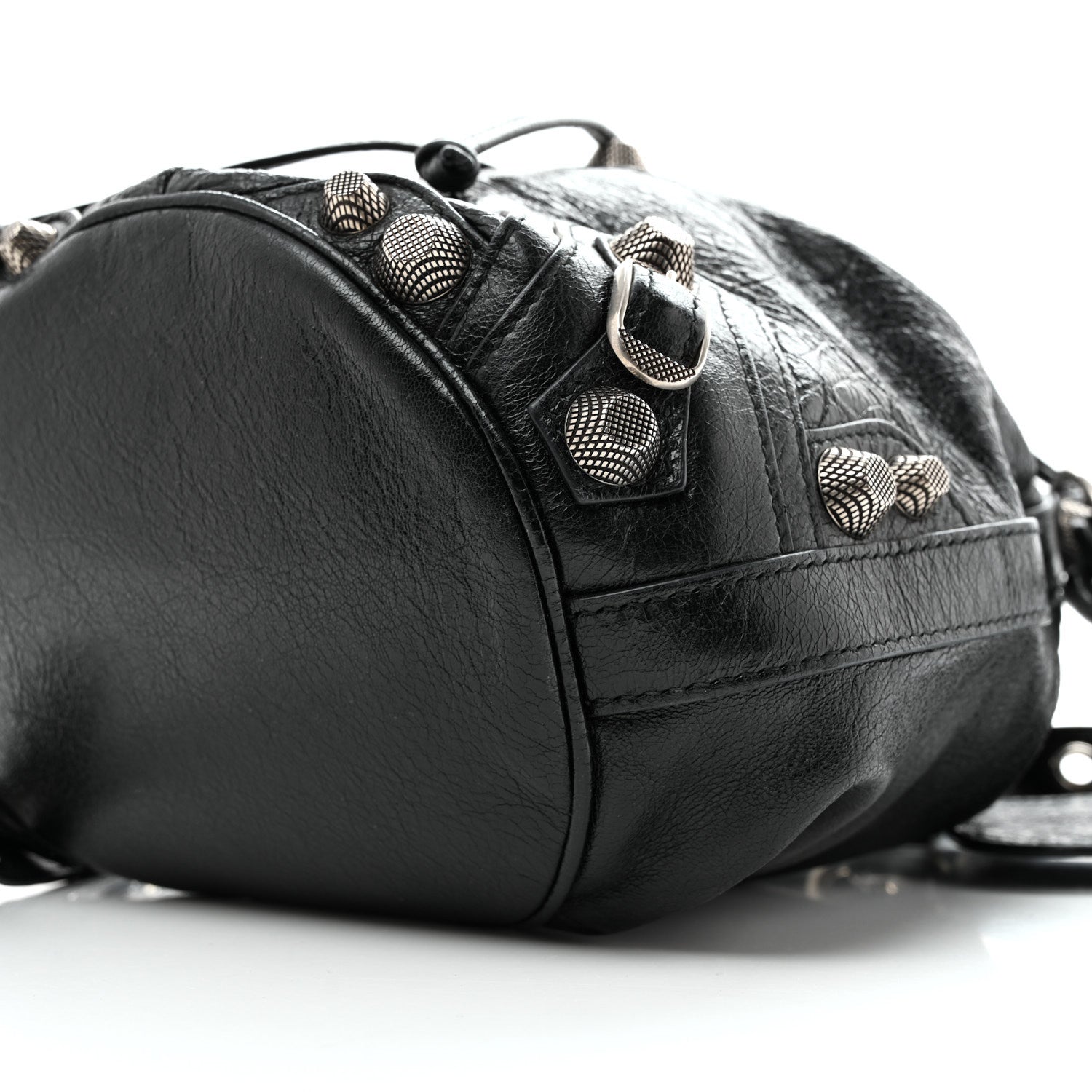 Balenciaga Agneau Arena Small Le Cagole Bucket Bag  Black 10 of 10