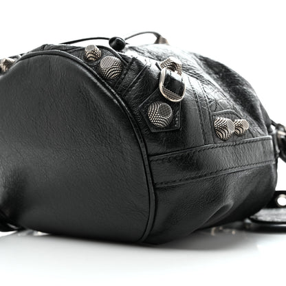 Balenciaga Agneau Arena Small Le Cagole Bucket Bag  Black 10 of 10