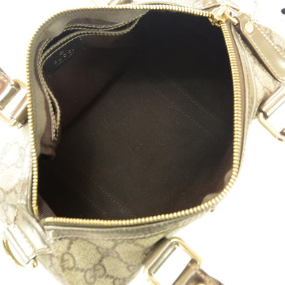 Gucci Monogram Small Joy Boston Metallic 6 of 7