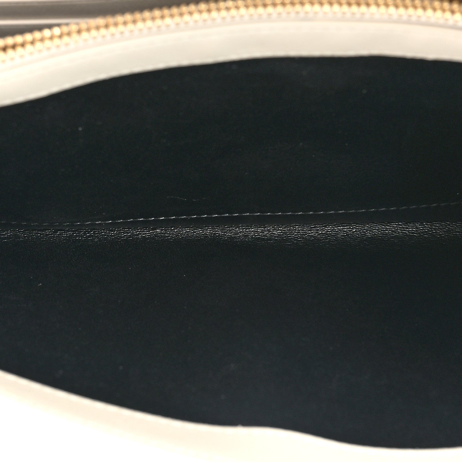 Saint Laurent SAINT LAURENT Smooth Calfskin Tri-Metal Cassandre Wallet On Chain WOC Crema Soft 6 of 12
