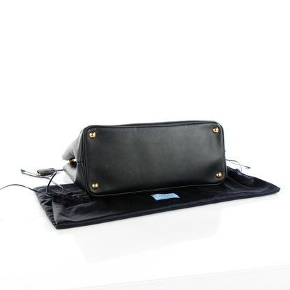 Prada Saffiano Medium Galleria Double Zip Tote Black 4 of 9