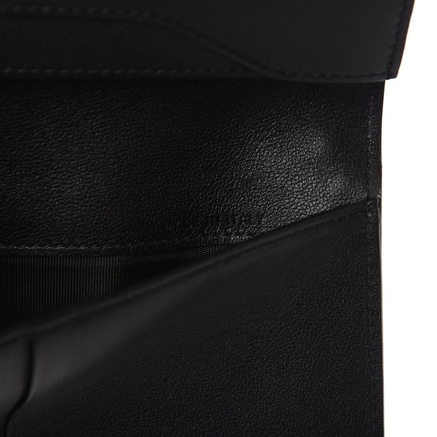 Vitello Rockstud Flap Wallet Black