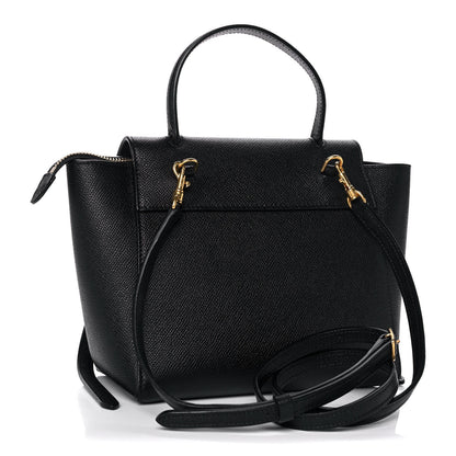 Celine Grained Calfskin Nano Belt Bag Black 3 of 12