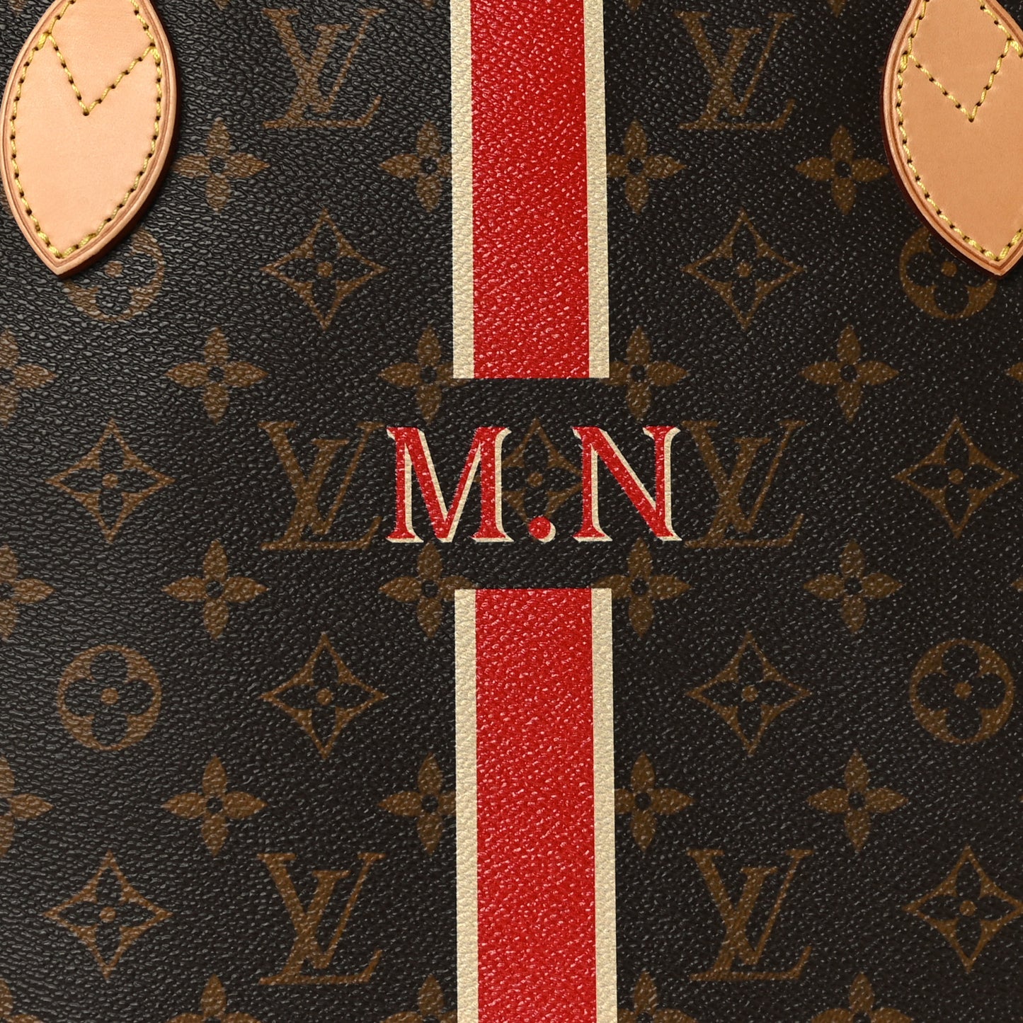 Monogram My LV Heritage Neverfull MM Rouge White