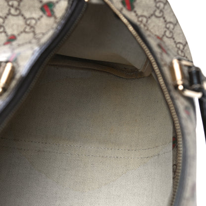 Gucci GG Plus Monogram Hearts Medium Joy Boston Dark Brown 13 of 13