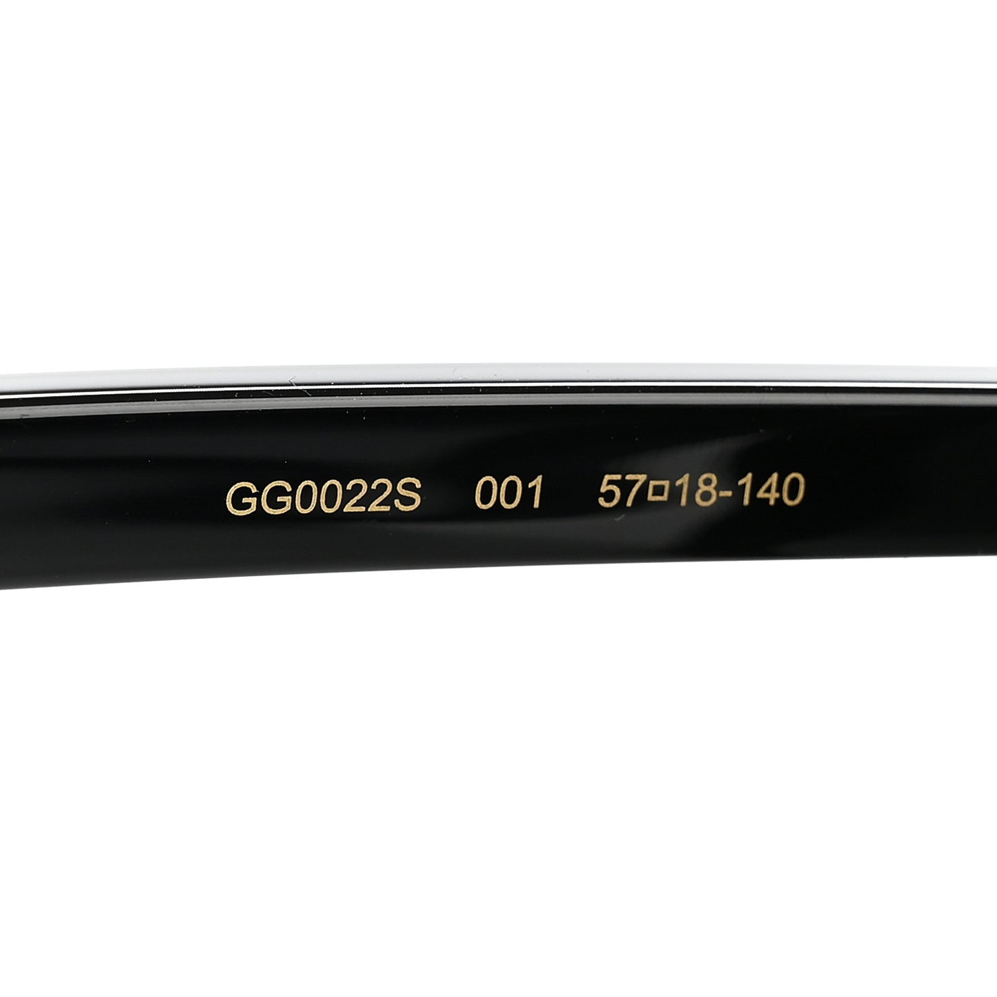Acetate GG Sunglasses GG0022S Black