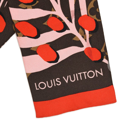 Louis Vuitton Silk Monogram Jungle Dots Bandeau Sugar Pink Poppy 3 of 3