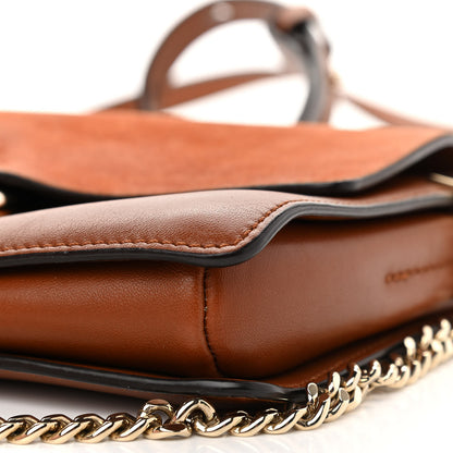 Chloe Suede Calfskin Small Faye Shoulder Bag Tobacco 10 of 13