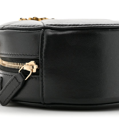 Chanel Lambskin Quilted Chanel 19 Round Clutch With Chain Black 10 of 10