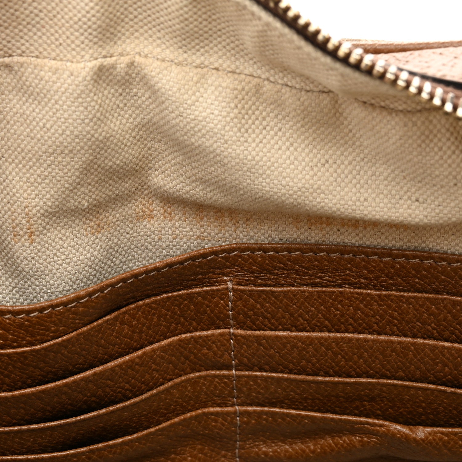 Gucci Monogram Mini Bree Messenger Bag Beige Tabacco 11 of 18