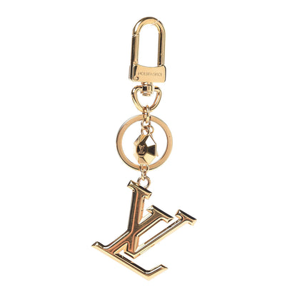 Louis Vuitton LV Facettes Bag Charm Key Holder Gold 1 of 6