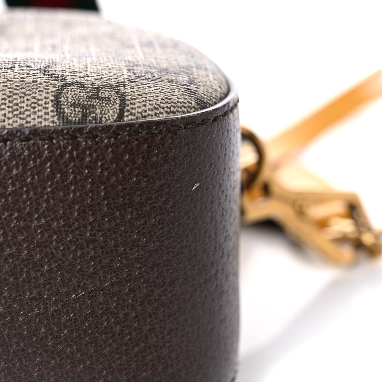 Gucci GG Supreme Monogram Web Neo Vintage Shoulder Bag Beige New Acero Crop 10 of 11