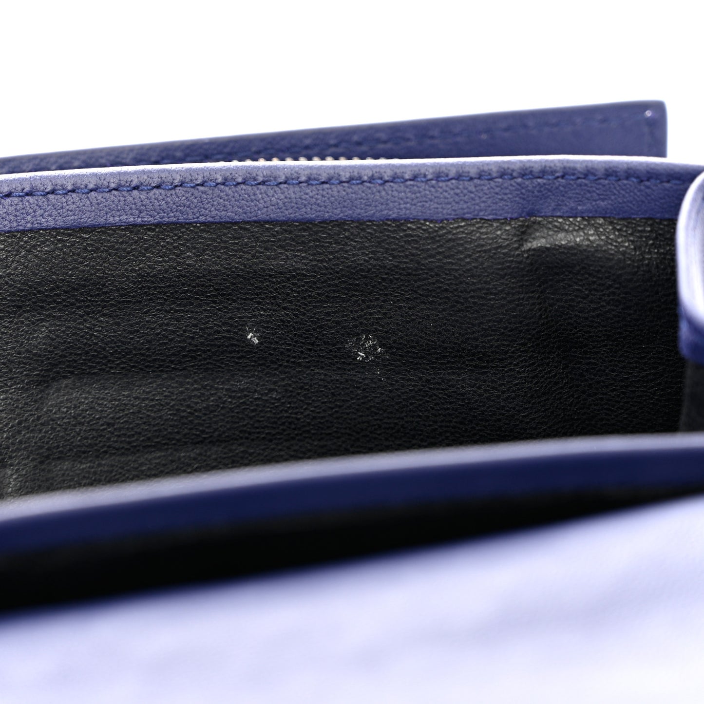 Nappa Intrecciato Continental Flap Wallet Atlantic