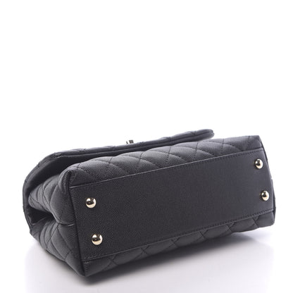 Chanel Caviar Quilted Mini Coco Handle Flap Black 5 of 12