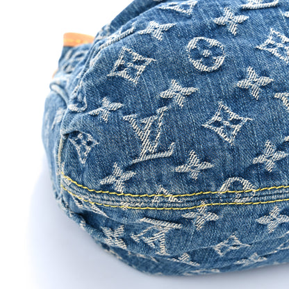 Louis Vuitton Monogram Denim Pleaty Blue 6 of 7