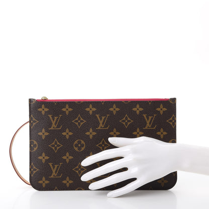 Louis Vuitton Monogram Neverfull MM GM Pochette Pivoine 2 of 6