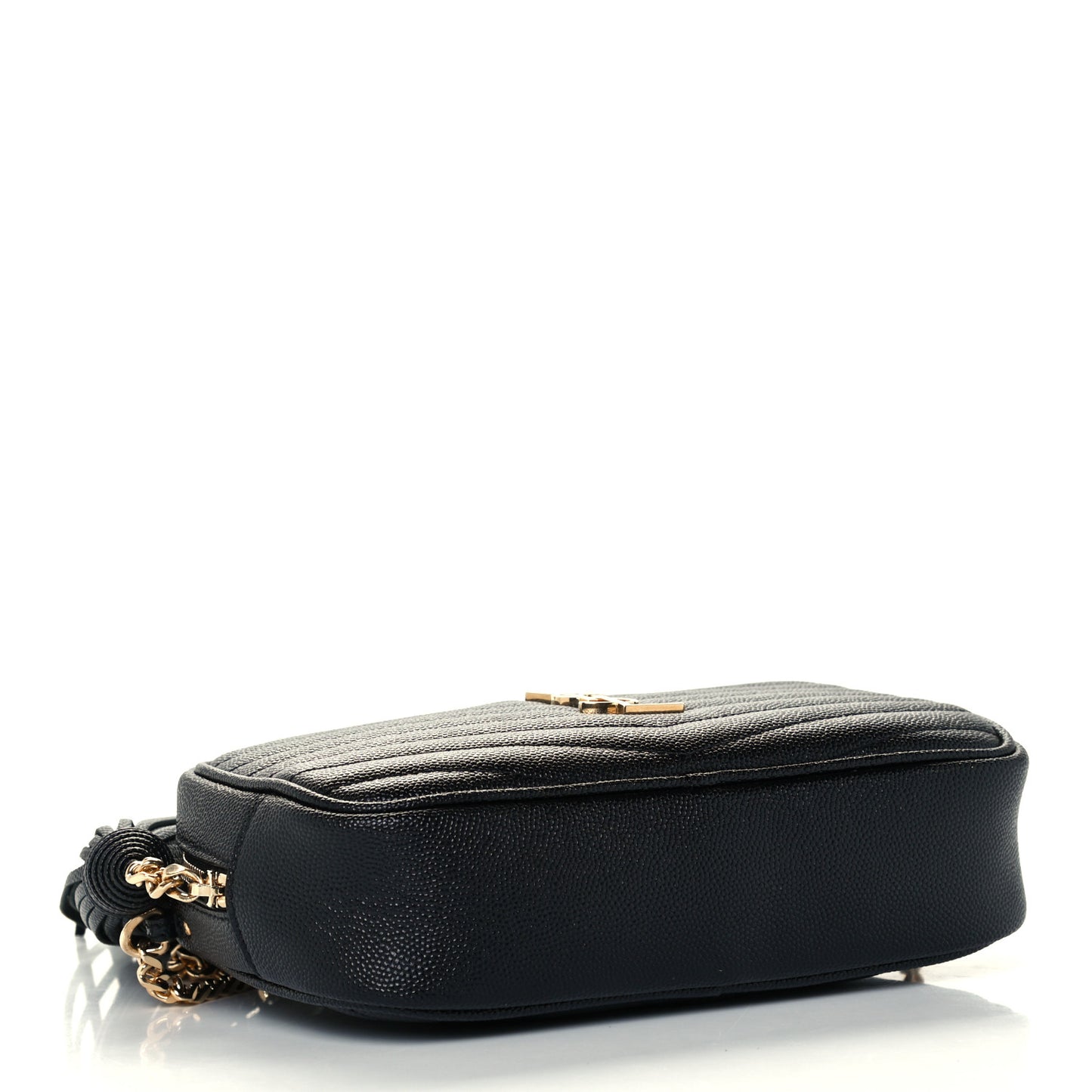 Grain De Poudre Matelasse Monogram Mini Lou Camera Bag Black