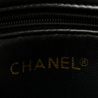 Chanel Lambskin Quilted Flap Waist Belt Bag 75 30 Black 5 of 11