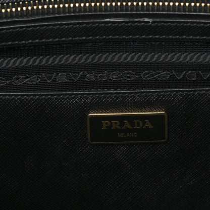 Prada Saffiano Large Galleria Double Zip Tote Black 6 of 10