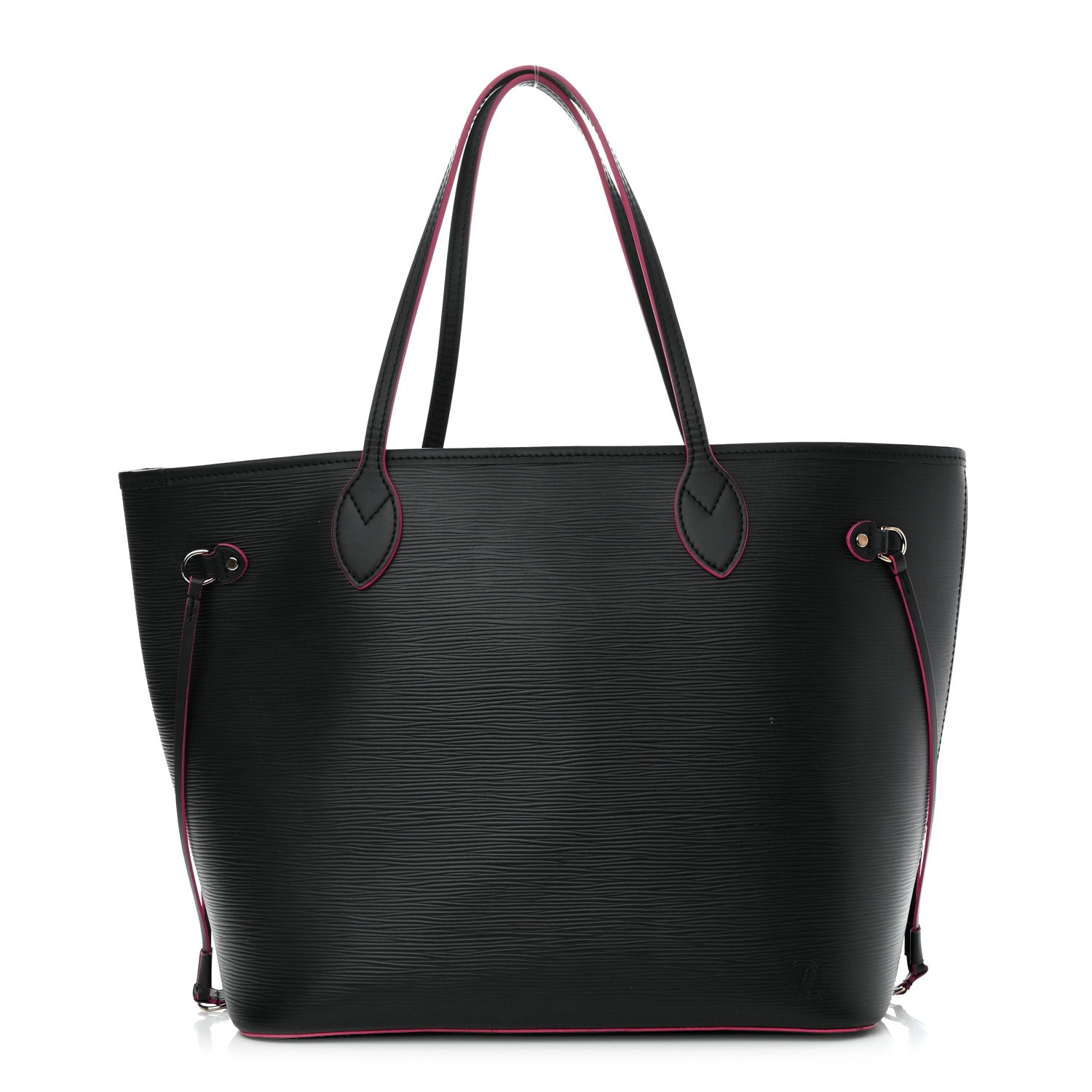 Louis Vuitton Epi Neverfull MM Black Hot Pink 1 of 10