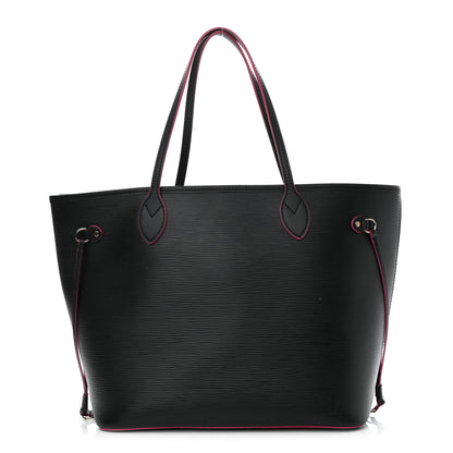 Louis Vuitton Epi Neverfull MM Black Hot Pink 1 of 10