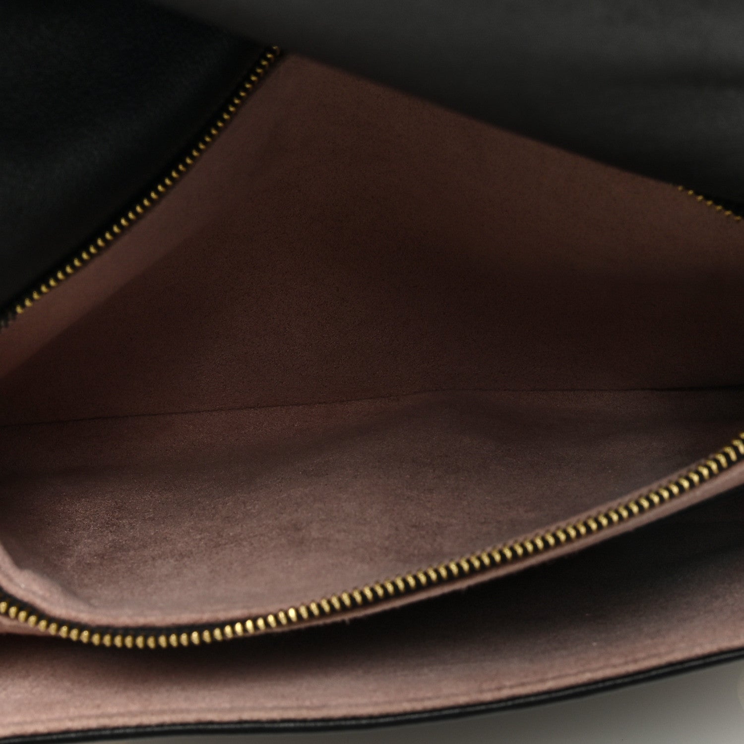 Louis Vuitton Lambskin Embossed Monogram Pochette Coussin Black 6 of 9