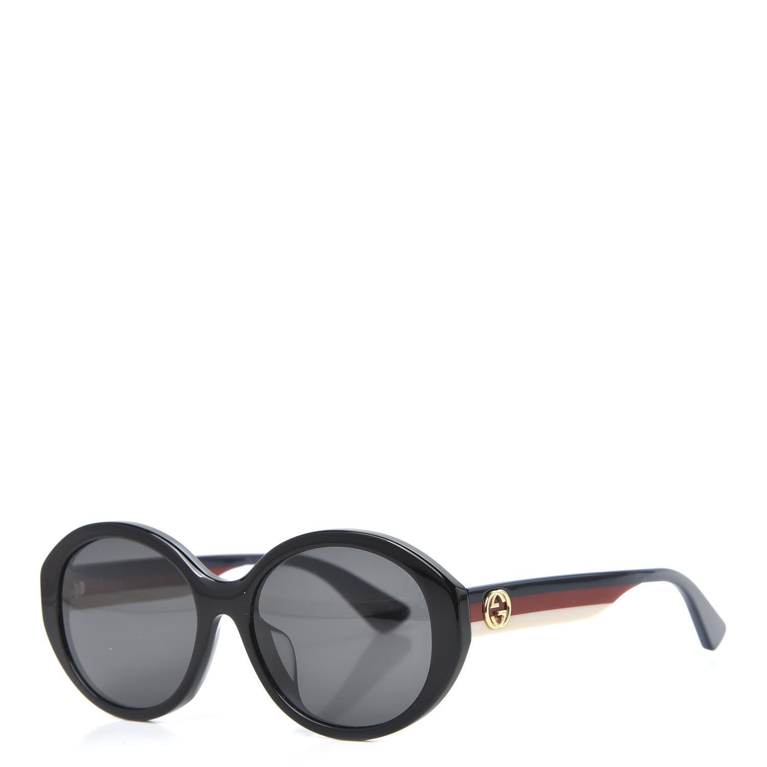 Gucci Round Web Sunglasses GG0279SA Black 1 of 8